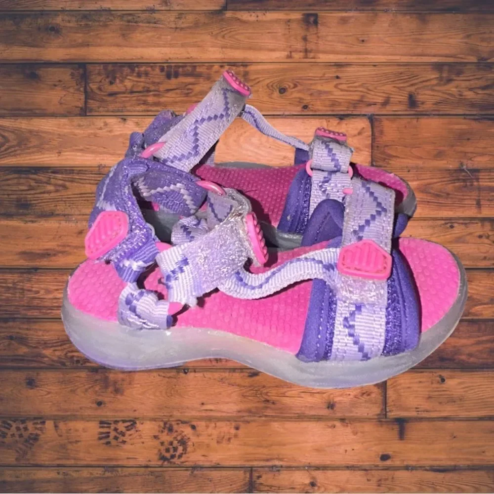 5 for $25🔥Carter's Hot‎ Pink/ Purple Sandals Girls Size 5